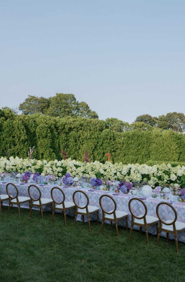 Oceanfront wedding reception dinner tablescape. Designed by  JWennes Events.