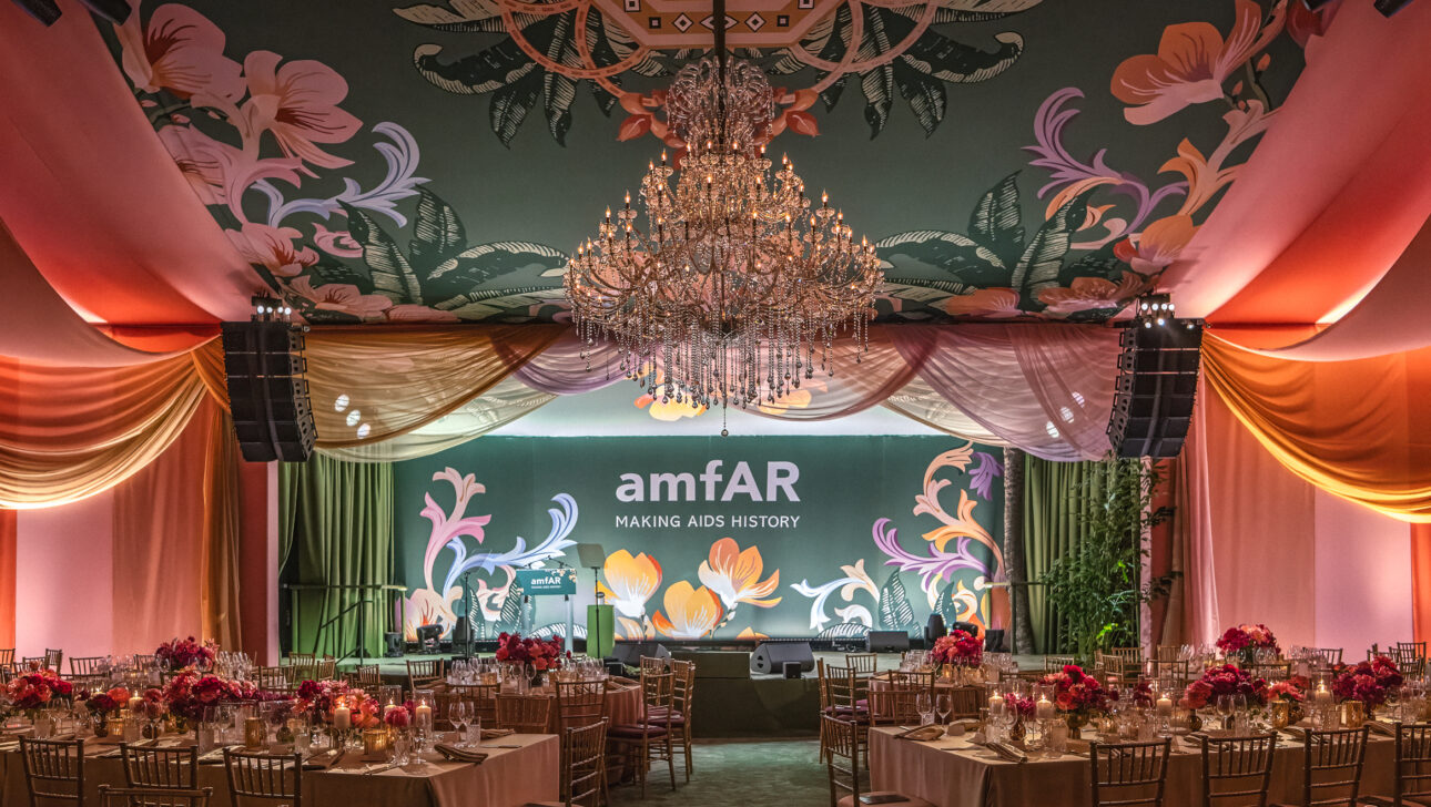 amfAR Palm Beach Gala, 2024. Designed by  JWennes Events.
